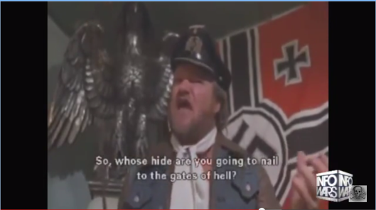 "Gates of Hell" invoked in the "Black Widows" clubhouse.  "Every Which Way But Loose" (1978)